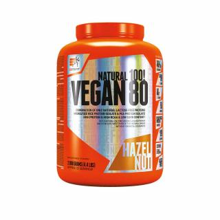 Extrifit Vegan 80 2000 g Příchuť: oříšek