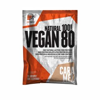 Extrifit Vegan 80 35 g Příchuť: karamel