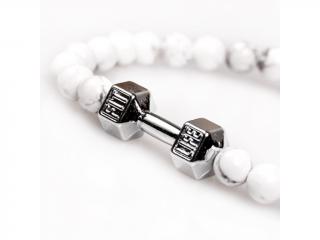 FIT-NÁRAMEK Howlite Barva: Stříbrná