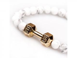 FIT-NÁRAMEK Howlite Barva: Zlatá