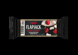 Flapjack 100 g Velikost: borůvkový cheesecake, Barva: matcha-kokos, Příchuť: višeň-kokos