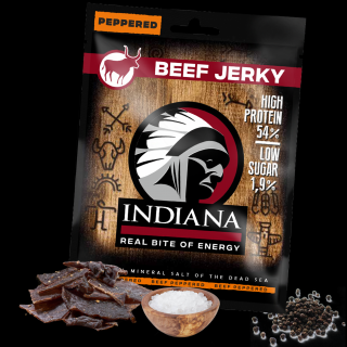 Indiana Jerky Beef 25 g Příchuť: pepř