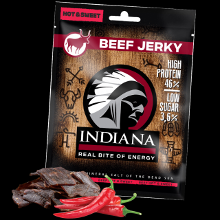 Indiana Jerky Beef 25 g Příchuť: pikantní-sladká