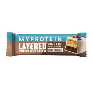 MyProtein Layered protein Bar 60 g Příchuť: rozdrobené sušenky