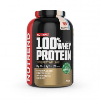 Nutrend 100% Whey Protein 2250 g Příchuť: bílá čokoláda-kokos
