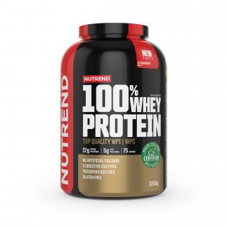 Nutrend 100% Whey Protein 2250 g Příchuť: jahoda