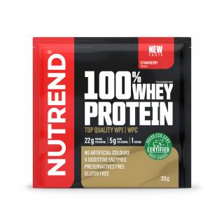 Nutrend 100% Whey Protein 30 g Příchuť: jahoda