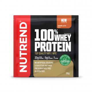Nutrend 100% Whey Protein 30 g Příchuť: karamelové latté