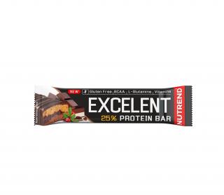 Nutrend Excelent Protein Bar 85g Příchuť: čokoláda-nugát-brusinky