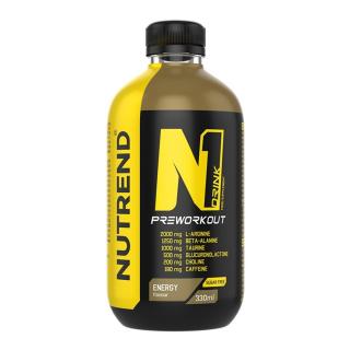 Nutrend N1 Drink Preworkout 330 ml Příchuť: energy