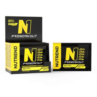 Nutrend N1 Pre - Workout 10 x 17 g Příchuť: citrusy