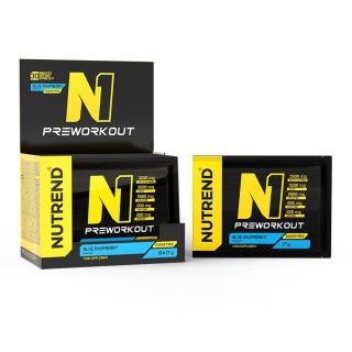Nutrend N1 Pre - Workout 10 x 17 g Příchuť: malina