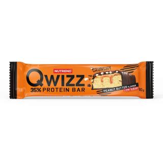 Nutrend Qwizz protein bar 60 g Příchuť: arašídové máslo