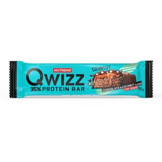 Nutrend Qwizz protein bar 60 g Příchuť: čokoláda-kokos