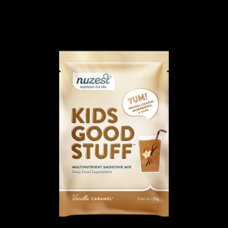 Nuzest Kids Good Stuff Příchuť: vanilka a karamel, Gramáž: 15g