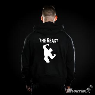 Pánská mikina Gymtime - The Beast Velikost: 2XL, Barva: Černá