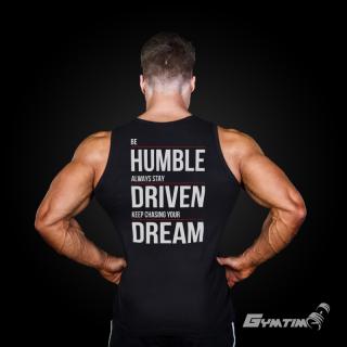 Pánské Tílko Gymtime - Be Humble Velikost: XL, Barva: Černá