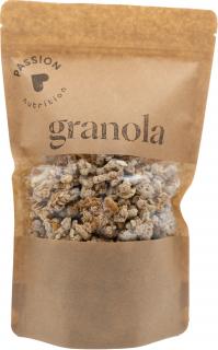 Passion Křupavá granola 450g - Mandlová s kokosem v bílé broskvové čokoládě