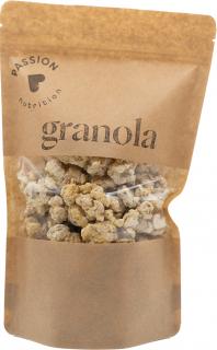 Passion Křupavá granola 450g - Slané karamelové kešu v bílé čokoládě
