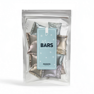 Passion Low sugar bar Mix borůvka & doble chocolate kešu-kokos 10x28g