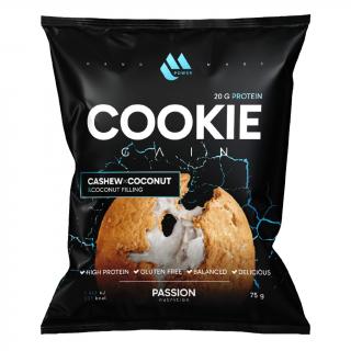 Passion MPower Cookie Gain 75g Kešu a kokos Náplň: kokosová