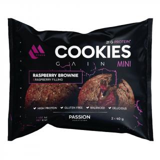 Passion MPower Cookie Gain Mini 2x40g Brownie Náplň: malinová