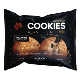 Passion MPower Cookie Gain Mini 2x40g Pekanový ořech Náplň: ořechová