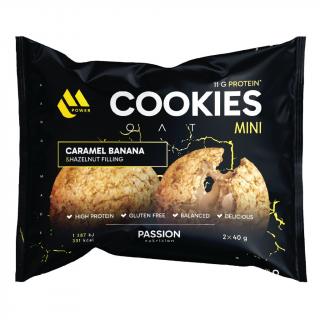 Passion Oat MPower Cookie Gain Mini 2x40g Karamelová-banánová Náplň: lískooříšková