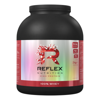 Reflex 100% Whey Protein 2000 g Příchuť: jahoda-malina