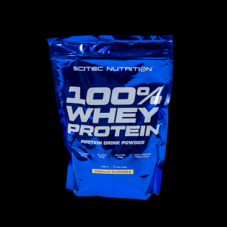 Scitec Nutrition 100% Whey Protein 1000 g Příchuť: bílá čokoláda