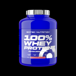 Scitec Nutrition 100% Whey Protein 2350 g Příchuť: jahoda