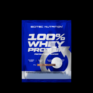 Scitec Nutrition 100% Whey Protein 30 g Příchuť: arašídové máslo