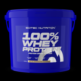 Scitec Nutrition 100% Whey Protein 5000 g Příchuť: bílá čokoláda