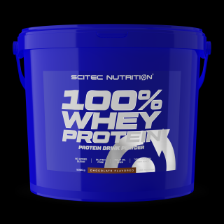 Scitec Nutrition 100% Whey Protein 5000 g Příchuť: čokoláda