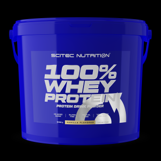 Scitec Nutrition 100% Whey Protein 5000 g Příchuť: vanilka