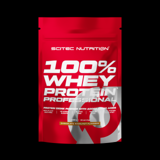 Scitec Nutrition 100% Whey Protein Professional 1000 g Příchuť: čokoláda-oříšek