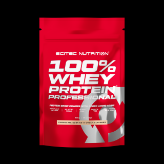 Scitec Nutrition 100% Whey Protein Professional 500 g Příchuť: čokoláda-cookies