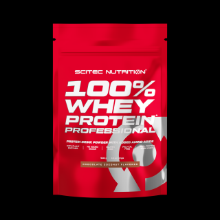 Scitec Nutrition 100% Whey Protein Professional 500 g Příchuť: čokoláda-kokos