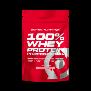 Scitec Nutrition 100% Whey Protein Professional 500 g Příchuť: jahoda