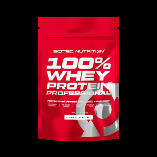 Scitec Nutrition 100% Whey Protein Professional 500 g Příchuť: kokos