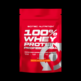 Scitec Nutrition 100% Whey Protein Professional 500 g Příchuť: slaný karamel