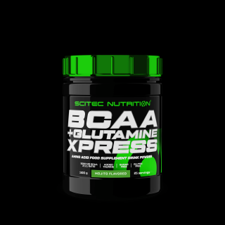 Scitec Nutrition BCAA + Glutamine Xpress 300 g Příchuť: mojito