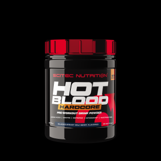 Scitec Nutrition HOT BLOOD HARDCORE 375 g Příchuť: černý rybíz-goji