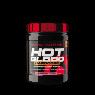 Scitec Nutrition HOT BLOOD HARDCORE 375 g Příchuť: růžová limonáda