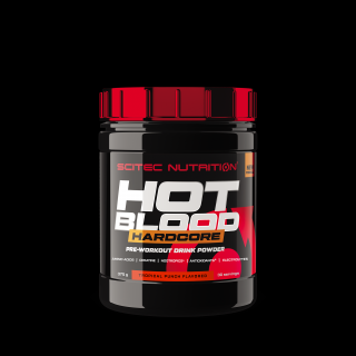 Scitec Nutrition HOT BLOOD HARDCORE 375 g Příchuť: tropický punč