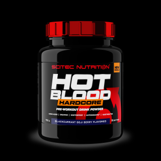 Scitec Nutrition Hot Blood Hardcore 700 g Příchuť: černý rybíz-goji