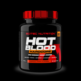 Scitec Nutrition Hot Blood Hardcore 700 g Příchuť: tropický punč
