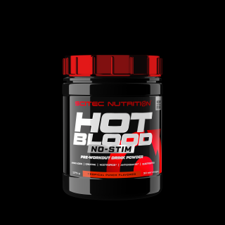 Scitec Nutrition Hot Blood No-Stim 375 g Příchuť: tropický punč