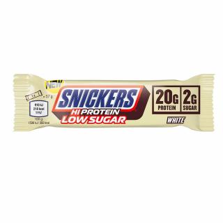 Snickers Hiprotein Low Sugar 57 g Příchuť: bílá-čokoláda křupky, bílá čokoláda