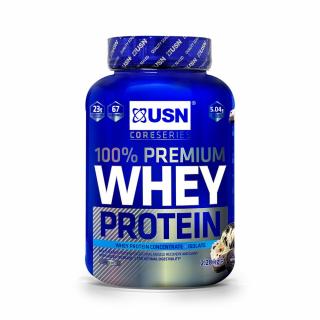 USN 100% Whey Protein Premium 2280 g Příchuť: cookies-cream
